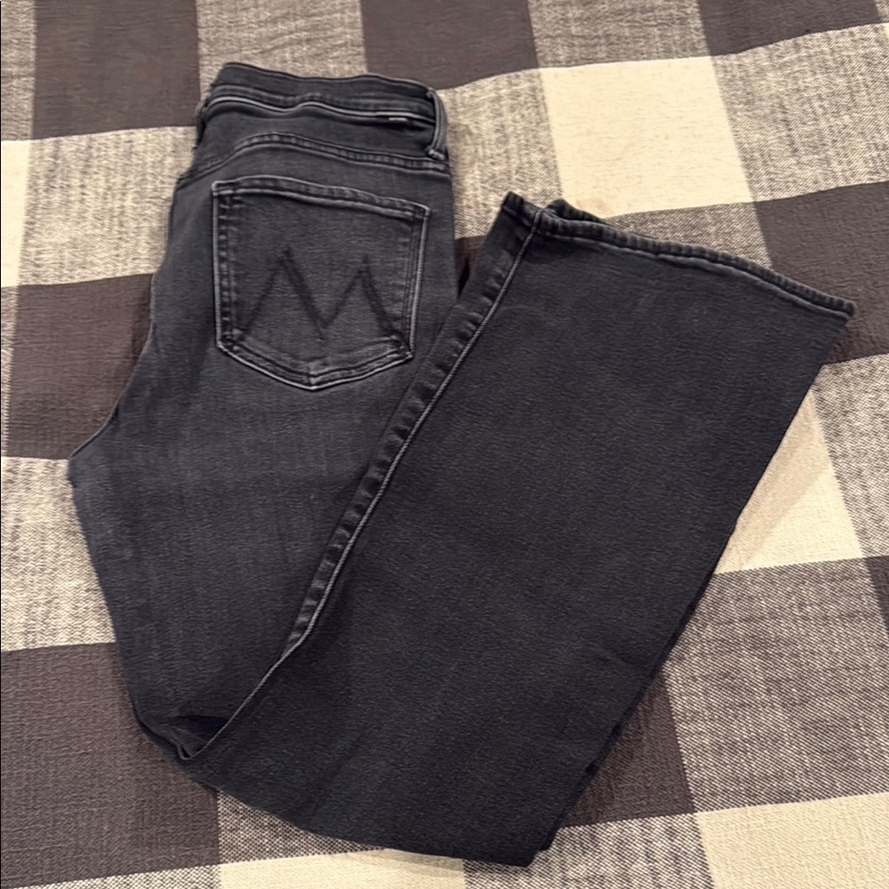 MOTHER Women's Boot Cut Jeans - Dark Gray